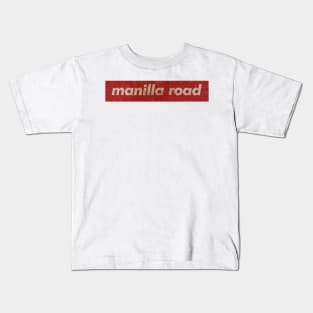 Manilla Road - SIMPLE RED VINTAGE Kids T-Shirt